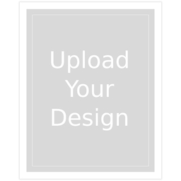 11"x14" Board Print (Bordered) with Upload Your Design design