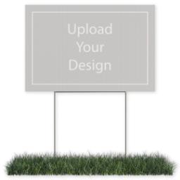 Thumbnail for Lawn Sign 12"x18" Double Sided with Upload Your Design design 1