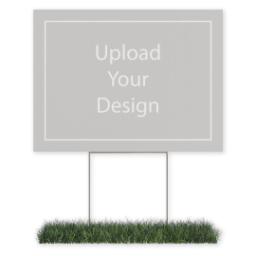 Thumbnail for Lawn Sign 18"x24" Single Sided with Upload Your Design design 1