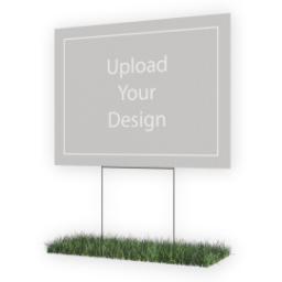 Thumbnail for Lawn Sign 18"x24" Single Sided with Upload Your Design design 3