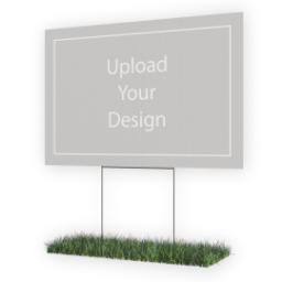 Thumbnail for Lawn Sign 18"x27" Double Sided with Upload Your Design design 3