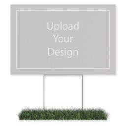 Thumbnail for Lawn Sign 18"x27" Single Sided with Upload Your Design design 1