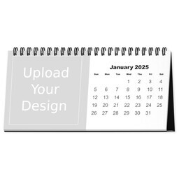 8"x4" Desktop Calendar with Upload Your Design design