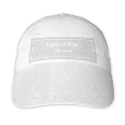 White Cap with Upload Your Design design