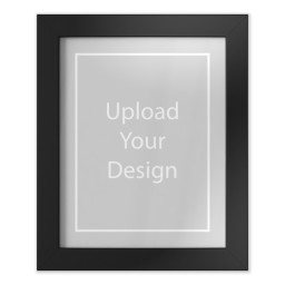 Economy Black Framed Print 8"x10" with Upload Your Design design