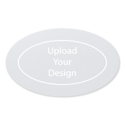 Oval Magnet 3"x5" with Upload Your Design design