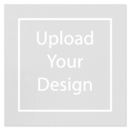 White Vinyl Square Sticker 3"x3" with Upload Your Design design