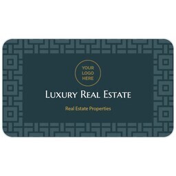 Business Cards - Rounded Corners with Luxe Pattern design