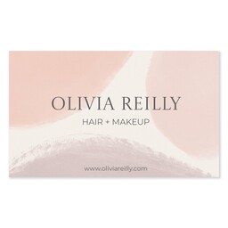 White Vinyl Rectangle Sticker 4.5"x7.5" - Pack of 10 with Soft Watercolor design