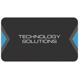 Business Cards - Rounded Corners with Tech Focus design