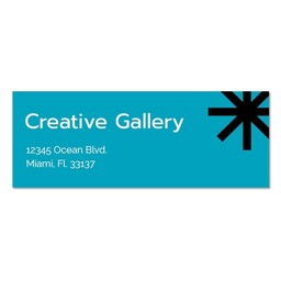 Address Label (Set of 60) with Bold Business design