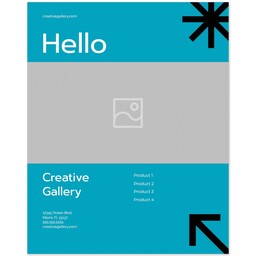 Print: 8x10, Matte with Bold Business design