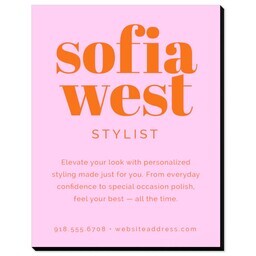 11"x14" Same-Day Mounted Print with Bold Color design