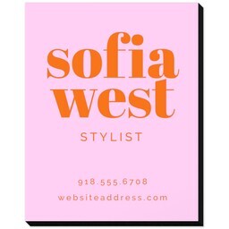 8"x10" Same-Day Mounted Print with Bold Color design