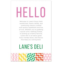 Poster, 20x30, Satin Photo Paper with Bright Blocks design