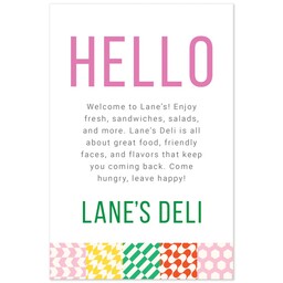 Print: 4x6, Glossy with Bright Blocks design