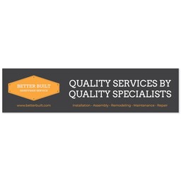 2'x8' Same Day Banner with Tabs with Built Strong design