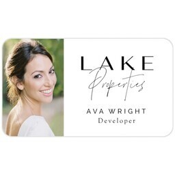 Business Cards - Rounded Corners with Contemporary Logo design