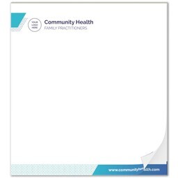 Notepad with Healthcare Gradient design