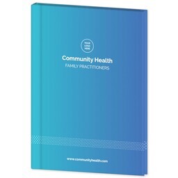 Journal Hardcover with Healthcare Gradient design