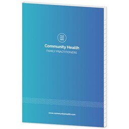 Journal Softcover with Healthcare Gradient design