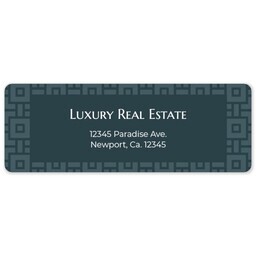 Address Label Sheet with Luxe Pattern design