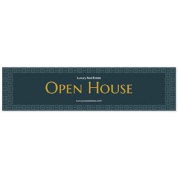 2'x8' Same Day Banner with Tabs with Luxe Pattern design