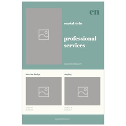 Poster, 24x36, Satin Photo Paper with Modern Clean design