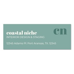 Address Label (Set of 60) with Modern Clean design