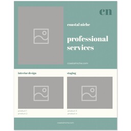 Print: 8x10, Matte with Modern Clean design