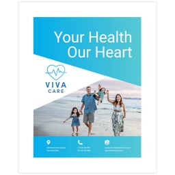 11"x14" Board Print (Bordered) with Modern Clinical design