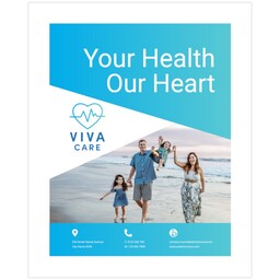 16"x20" Board Print (Bordered) with Modern Clinical design