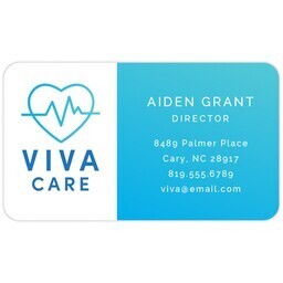 Business Cards - Rounded Corners with Modern Clinical design