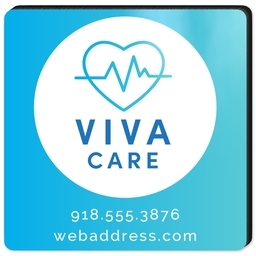 5"x5" Photo Plaque with Modern Clinical design