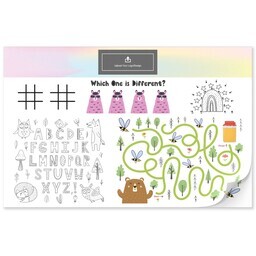 11"x17" Personalized Pad with Modern Holographic design