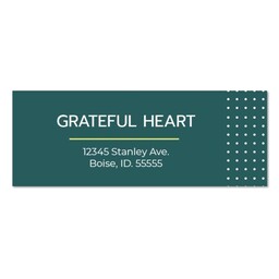 Address Label (Set of 60) with NonProfit Green design