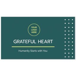 Business Card with NonProfit Green design