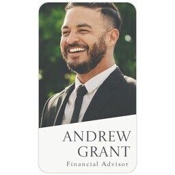 Business Cards - Rounded Corners with Sleek Photo design
