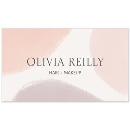 Business Card with Soft Watercolor design