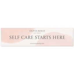 2'x8' Same Day Banner with Tabs with Soft Watercolor design