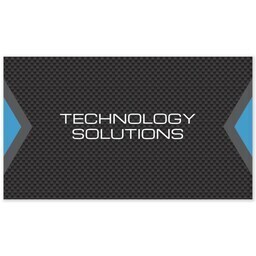 Business Card with Tech Focus design