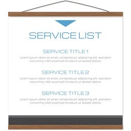 20"x20" Large Format Print with Hanger with Tech Focus design