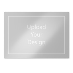 5"x7" Metal Desk Print With Easel with Upload Your Design design