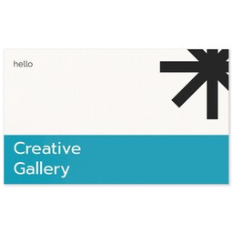 White Vinyl Rectangle Sticker 3"x5" - Pack of 10 with Bold Business design