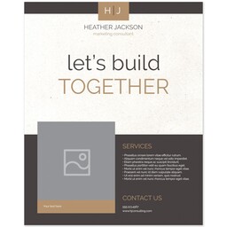 Print: 8x10, Matte with Classic Monogram design