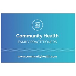 Print: 4x6, Glossy with Healthcare Gradient design