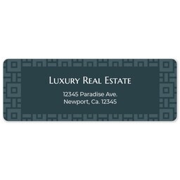 Address Label Sheet with Luxe Pattern design