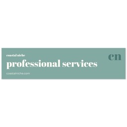 2'x8' Same Day Banner with Tabs with Modern Clean design